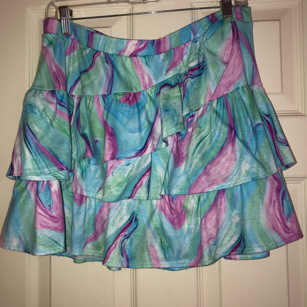 Justice Sparkle Rainbow Skort 18+